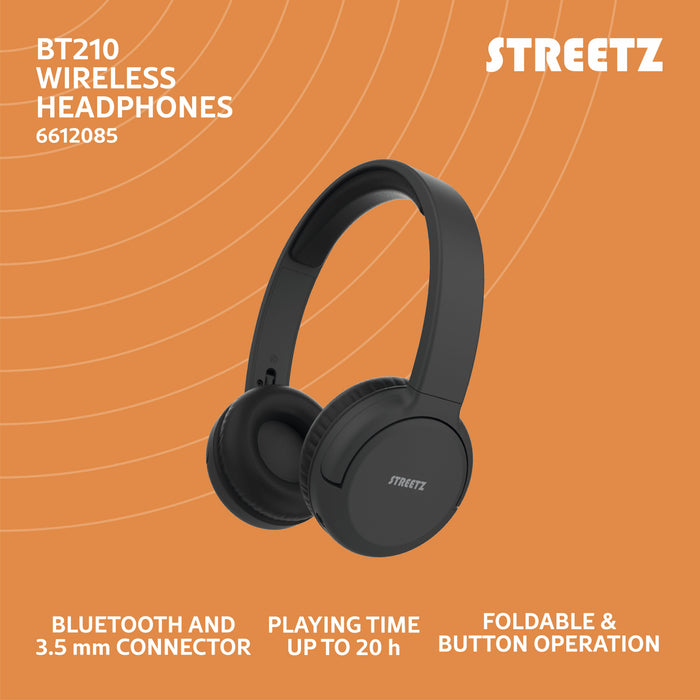 EAN 7333048068118 - Streetz BT210-BLK auricular y casco Auriculares Inalámbrico y alámbrico Diadema Llamadas/Música Bluetooth imagen 7