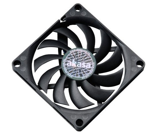 EAN 4710614534568 - Akasa AK-FN076 sistema de refrigeración para ordenador Carcasa del ordenador Ventilador 8 cm Negro imagen 1