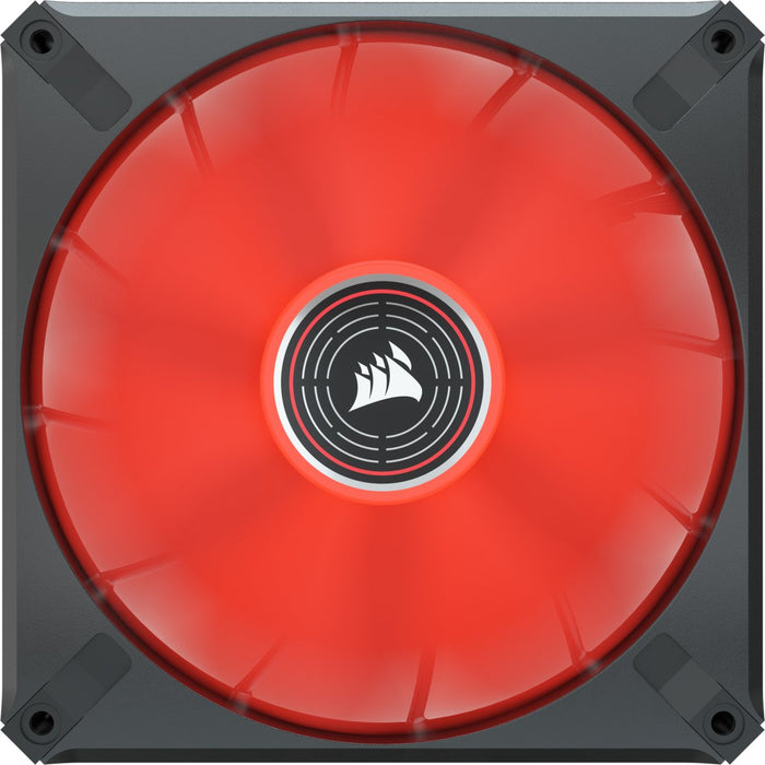 Ventilador Corsair 140*140*25 Ml140 Led Elite   Airguide Rojo Co-9050123-Ww
