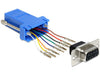 EAN 4043619654307 - DeLOCK 65430 cambiador de género para cable Sub-D 9p RJ45 Negro, Azul, Plata imagen 1