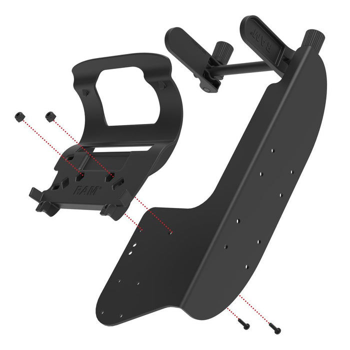 Unpkd Ram Printer Mount For Zebra Zq630 Printer And Paper