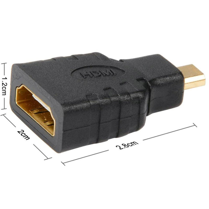 EAN 8057685305144 - Techly Micro D HDMI - HDMI M/F Micro HDMI D Negro imagen 3