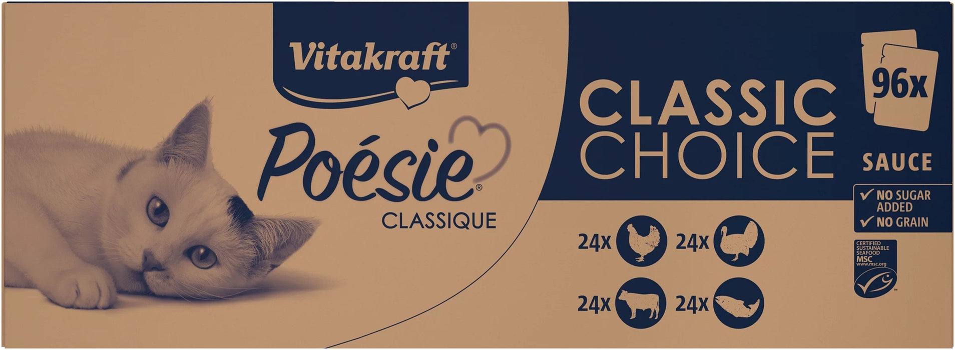 Vitakraft Poesie Classique Mp Mega Pack 96x85g