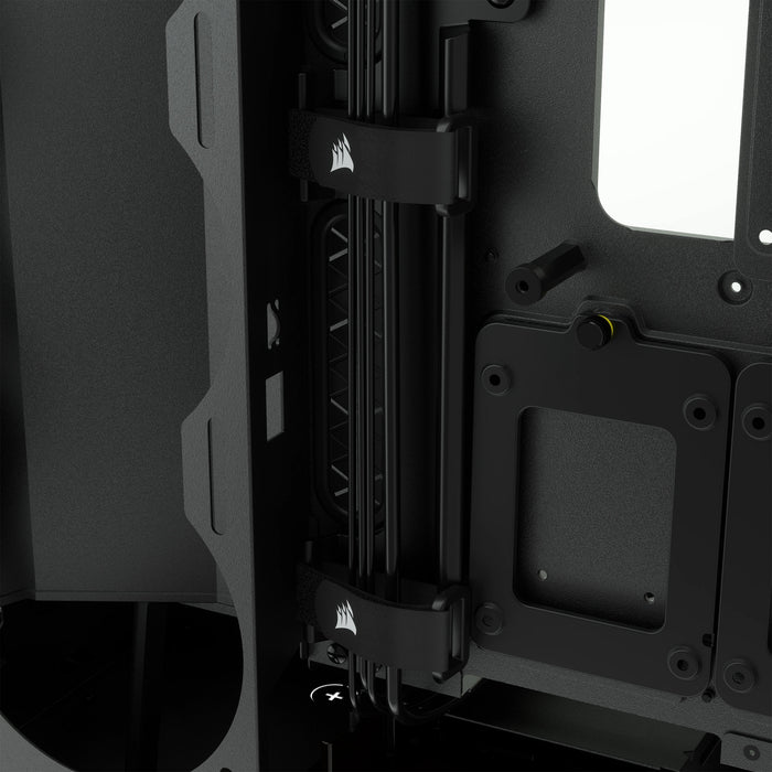 Caja Pc Corsair Icue 5000x Cristal Templado Negra
