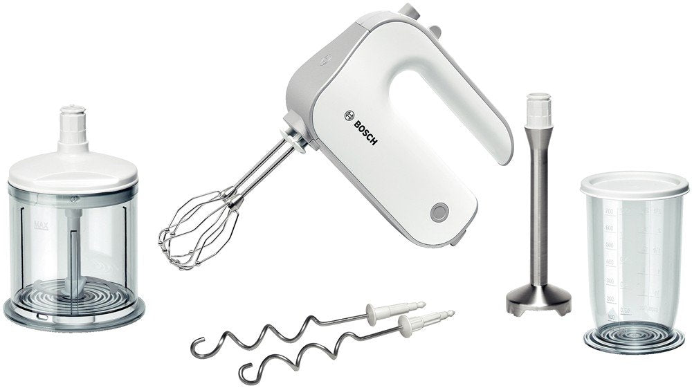 EAN 4242002556864 - Bosch MFQ4080 batidora Batidora de mano 500 W Plata, Blanco imagen 1