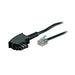EAN 4017538700032 - S/CONN maximum connectivity TAE-F/RJ-11, 3 m Transparente, Negro imagen 1