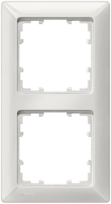 Siemens 5tg25520 Delta Line Rahmen 2fach 151x80mm Titanwei