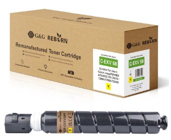 G&G Reborn-Toner Compatible Con Canon C-Exv58 3766c002 Y