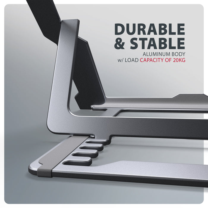 EAN 8595247909244 - Axagon STND-LAG Laptop-Ständer, höhenverstellbar, faltbar, Aluminium Soporte para ordenador portátil y ta imagen 8