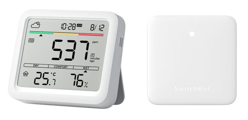 EAN 0810150542806 - SwitchBot Meter Pro (CO2 Monitor) Blanco LCD Batería imagen 1
