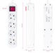 EAN 8433281010161 - Nanocable 10.37.0004 base múltiple 1,4 m 4 salidas AC Interior Blanco imagen 3