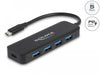 EAN 4043619641703 - DeLOCK 64170 hub de interfaz USB 3.2 Gen 1 (3.1 Gen 1) Type-C 5000 Mbit/s Negro imagen 2