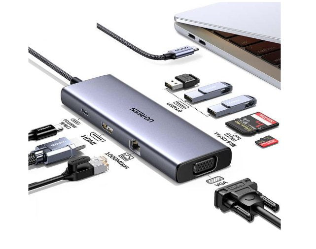 EAN 6941876216000 - Ugreen Revodok USB-C 6-IN-1 Hub met 4K HDMI USB Tipo C 10000 Mbit/s imagen 1