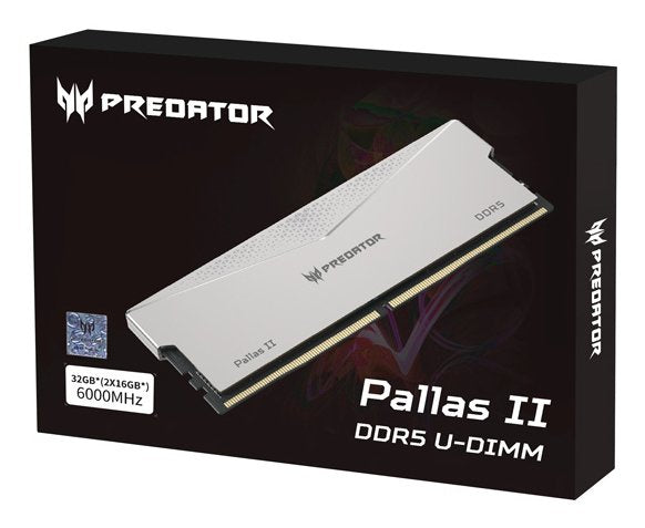 EAN 6955914638983 - Predator PALLASII-32GB-6000-1R8-2XV9 módulo de memoria 2 x 16 GB DDR5 6000 MT/s 288-pin DIMM imagen 10
