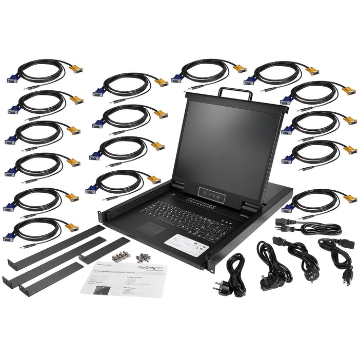 EAN 0065030872539 - StarTech.com RKCONS1916K consola de rack 48,3 cm (19") 1280 x 1024 Pixeles Negro imagen 5
