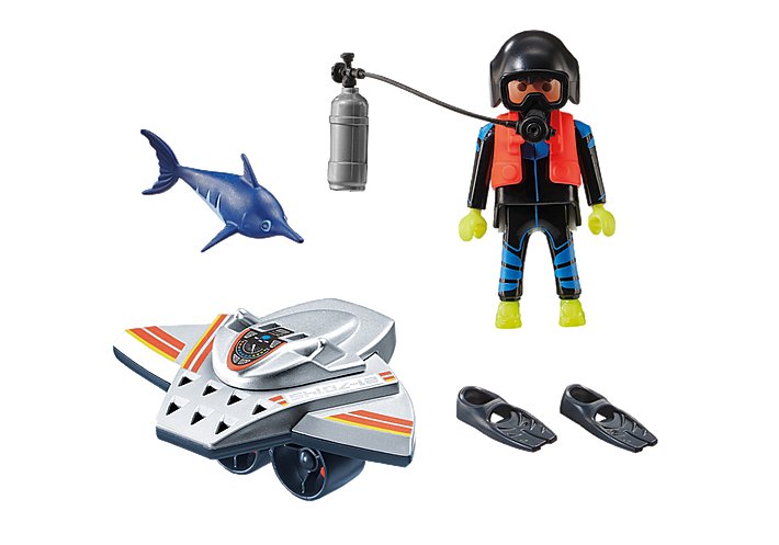 Playmobil 70145 City Action - Rescate En El Mar: Barco De Buceo