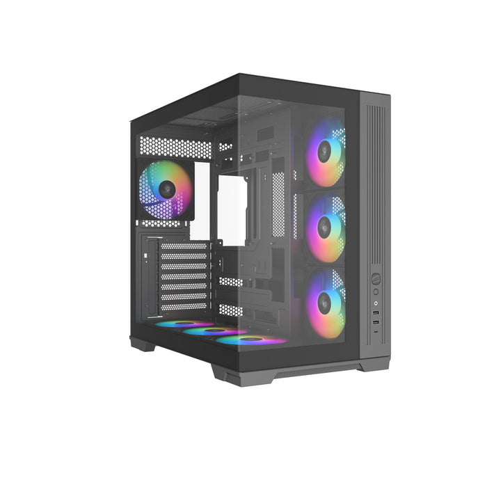 Sama V52 Atx Mid-Tower Atx Pc Case Black Retail
