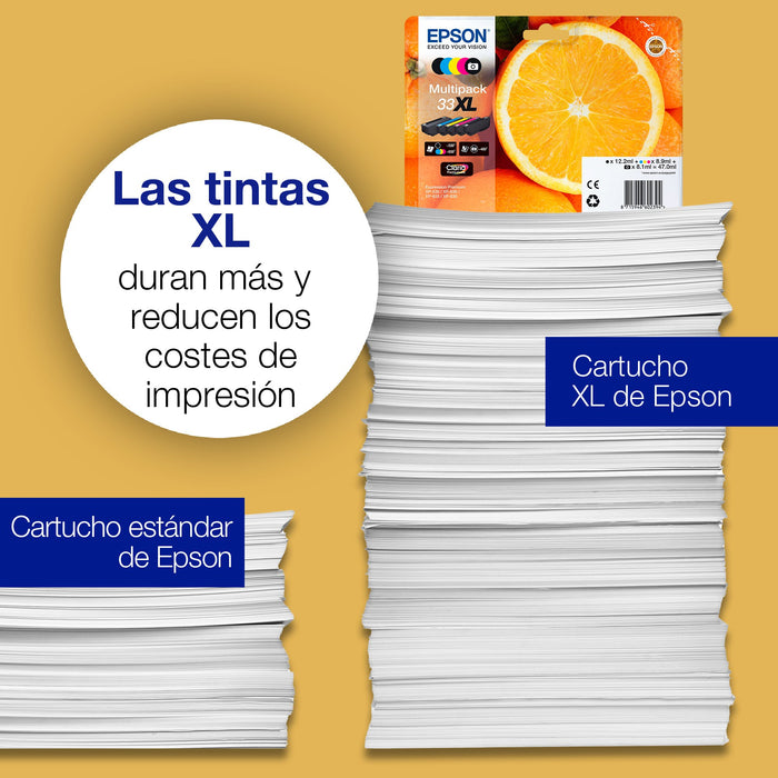 EAN 8715946616209 - Epson Oranges C13T33574510 cartucho de tinta 1 pieza(s) Original High (L) Yield Negro, Foto negro, Cian,  imagen 7