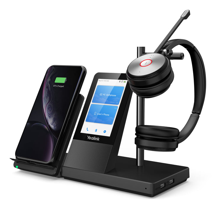 EAN 0841885105844 - Yealink WH66 Dual UC Auriculares Inalámbrico Diadema Oficina/Centro de llamadas USB tipo A Bluetooth Base imagen 2