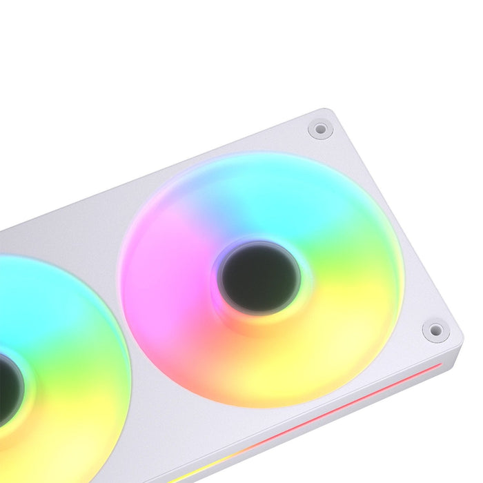 Ventilador Pc Cougar Reversed Unity240-Fb,240 Argb Pwm, Blanco