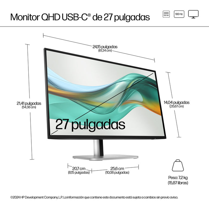 EAN 5715063760413 - HP Series 5 Pro 527pu pantalla para PC 68,6 cm (27") 2560 x 1440 Pixeles Quad HD LCD Negro imagen 5