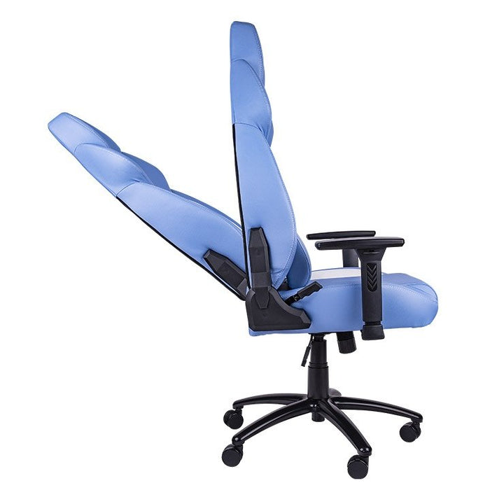 EAN 4711475641143 - Thermaltake GGC-VCO-LWLWDS-01 silla para videojuegos Butaca para jugar Asiento acolchado Azul, Blanco imagen 4