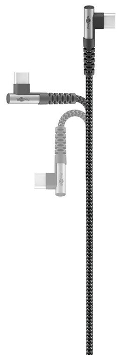 EAN 4040849646577 - Goobay 64657 cable USB USB 2.0 2 m USB C USB A Negro, Gris imagen 4