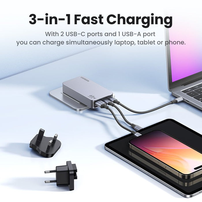 EAN 6941876223565 - Ugreen Nexode Pro 65W GaN Travel Charger Interior imagen 4