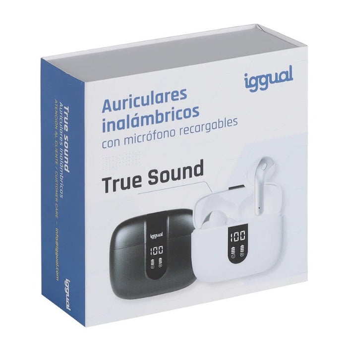 EAN 8435364319345 - iggual True Sound True Wireless Stereo (TWS) Dentro de oído Llamadas/Música Negro imagen 4