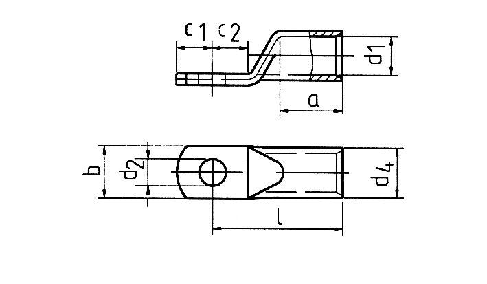 Klau Terminal Tubular De Cable 50qmm Fr 6sg8 Schaltgerteanschluss O.Sichtloc