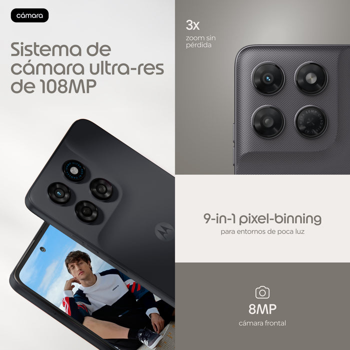 EAN 0840493620497 - Motorola moto g47 16,9 cm (6.67") SIM doble Android 16.0 5G USB Tipo C 8 GB 128 GB 5200 mAh Gris imagen 6