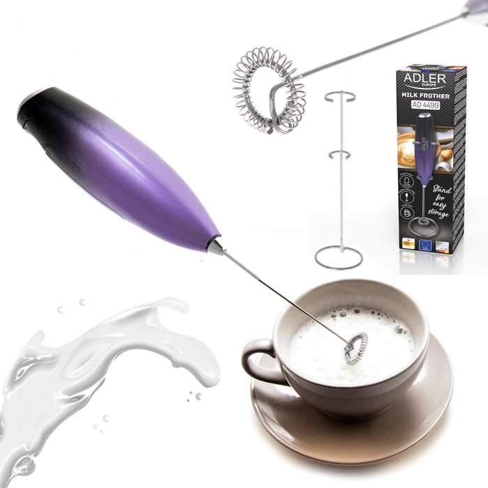 EAN 5903887806053 - Adler AD 4499 espumador o calentador de leche Handheld electric milk frother Negro, Violeta imagen 9