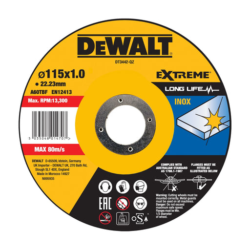 EAN 5035048014714 - DeWALT DT3442-QZ accesorio para amoladora angular Corte del disco imagen 1