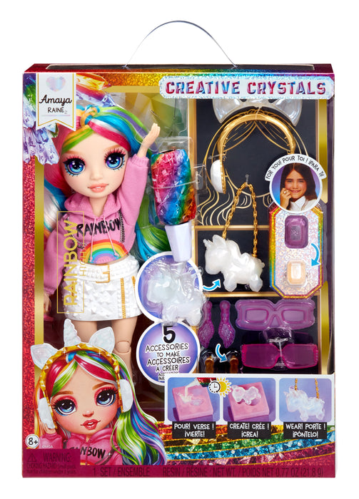 EAN 0035051121411 - Rainbow High Creative Crystals Fashion Doll- Amaya imagen 3