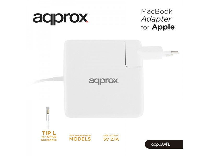 EAN 8435099522867 - Approx appUAAPL adaptador e inversor de corriente Interior 85 W Blanco imagen 6