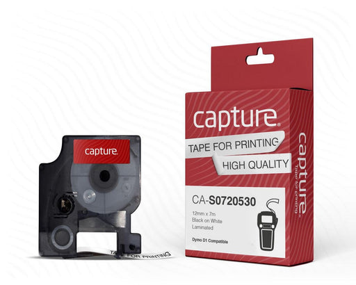 EAN 5704174942306 - Capture CA-S0720530 cinta para impresora de etiquetas Negro sobre blanco D1 imagen 1