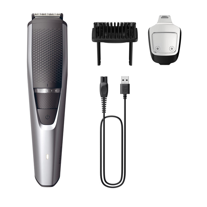 EAN 8720689025171 - Philips BEARDTRIMMER Series 3000 BT3239/15 depiladora para la barba Batería 20 1 cm Negro, Plata imagen 2