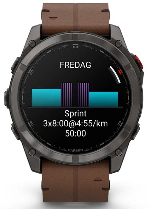 Watch Garmin Fenix 8 Pro Amoled Sapphire Gps 51mm - Graphit/Titanium Titan