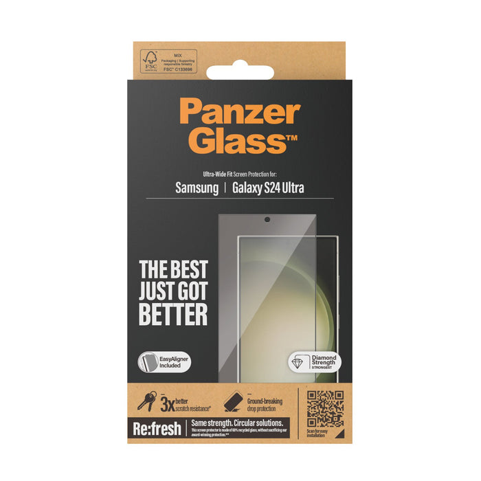 EAN 5711724073526 - PanzerGlass ® Screen Protector Samsung Galaxy S24 Ultra | Ultra-Wide Fit w. EasyAligner Protector de pant imagen 3