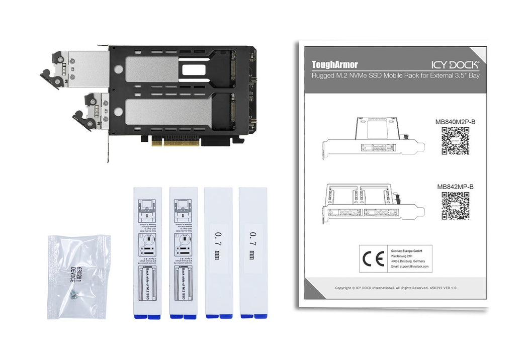 EAN 4713227445665 - Icy Dock MB842MP-B caja para disco duro externo Caja externa para unidad de estado sólido (SSD) Negro, Pl imagen 14