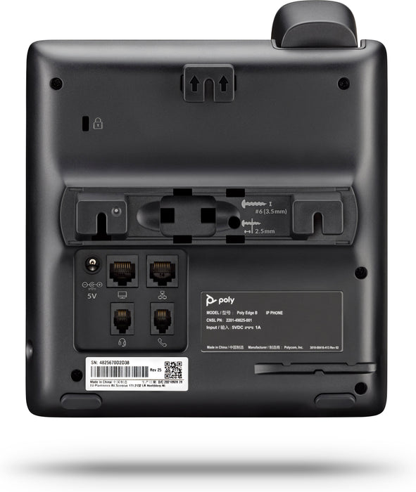 EAN 0197497341317 - HP Poly Edge B20 IP Phone and PoE-enabled teléfono IP Negro 2 líneas LCD imagen 4