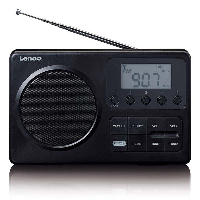 EAN 8711902079712 - Lenco MPR-035BK Portátil Analógico y digital Negro imagen 2