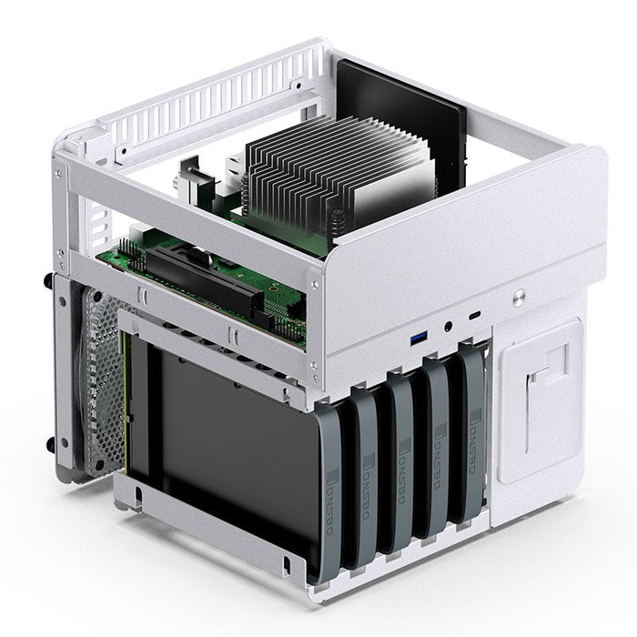 Jonsbo N2 Mini-Itx Nas Carcasa - Blanco