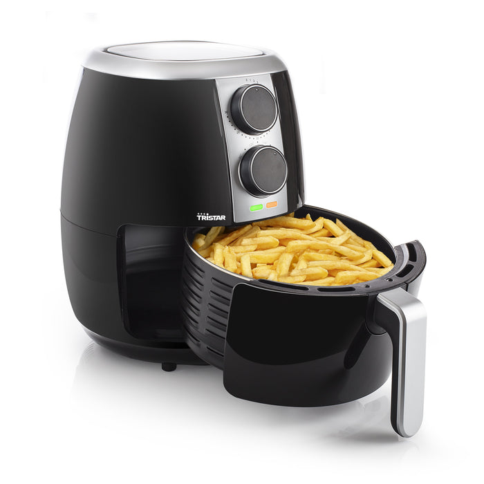 EAN 8713016048271 - Tristar FR-6989 freidora Sencillo 3,5 L Independiente 1500 W Negro, Plata imagen 2