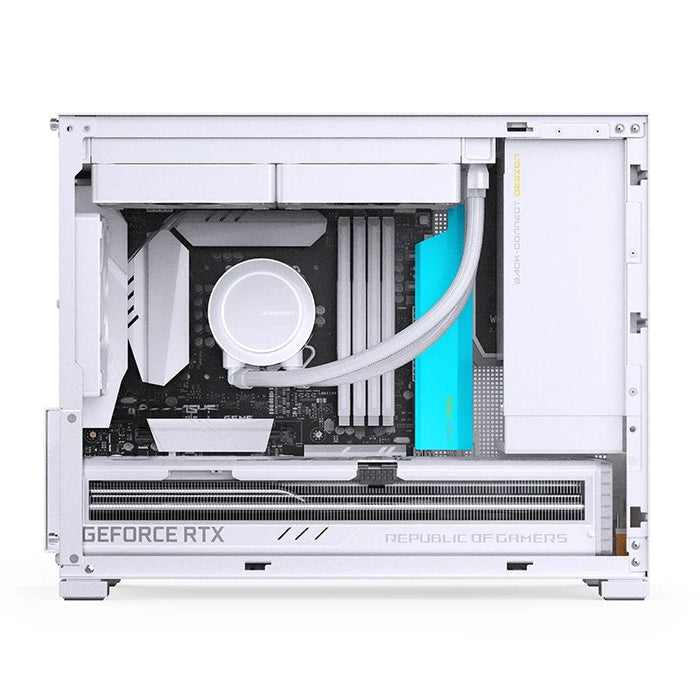 Jonsbo D32 Pro Blanco Pc-Gehäuse, Mini-Gehäuse, Matx, Tempered Glass - Weiss