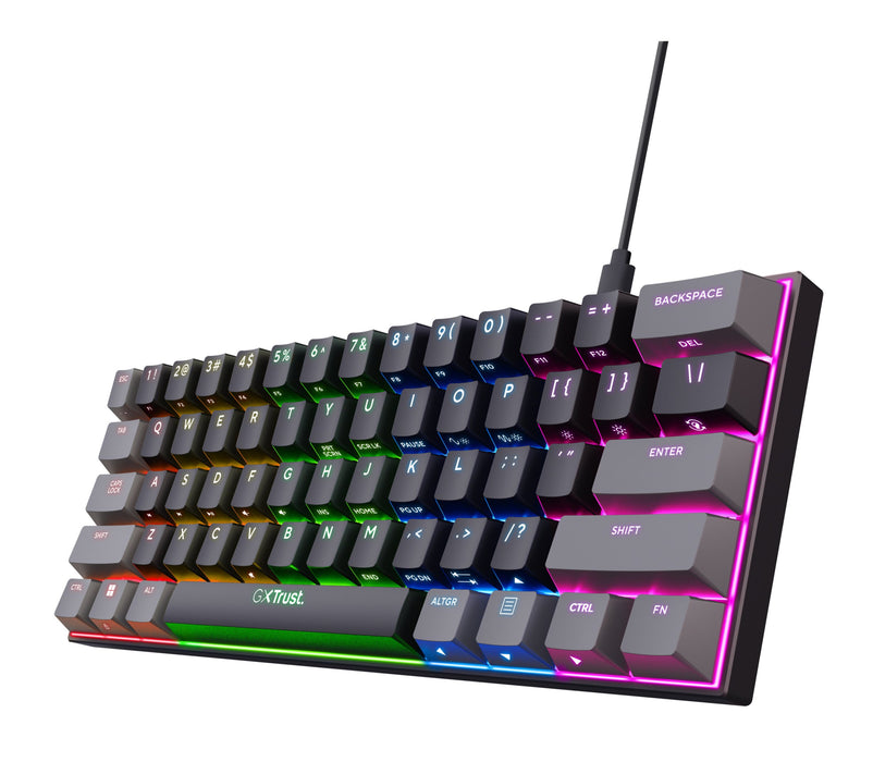 EAN 8713439248838 - Trust GXT 867 Acira teclado Juego USB QWERTZ Alemán Negro, Gris imagen 1