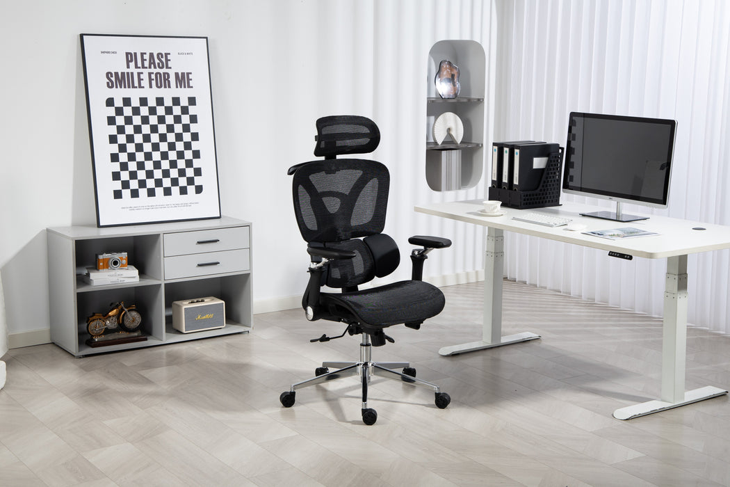 EAN 5901443391562 - Activejet YK848 BK silla de oficina y de ordenador Asiento de malla Respaldo de malla imagen 31
