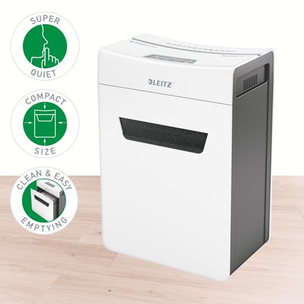 EAN 4002432127207 - Leitz 80950000 triturador de papel Microcorte 55 dB Gris, Blanco imagen 6