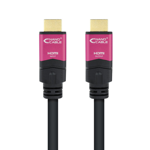 EAN 8433281009769 - Nanocable 10.15.3720 cable HDMI 20 m HDMI tipo A (Estándar) Negro, Rosa imagen 2