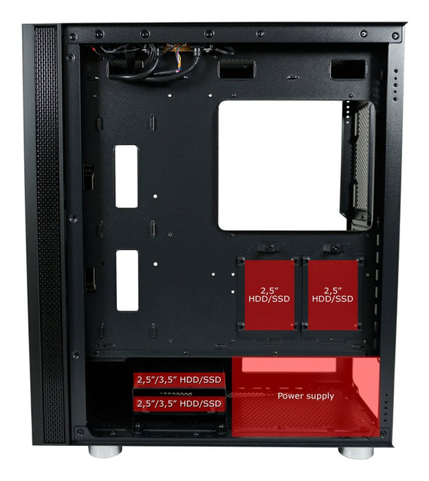 EAN 4262443280203 - LC-Power LC-8000B-ON carcasa de ordenador Midi Tower Negro imagen 10